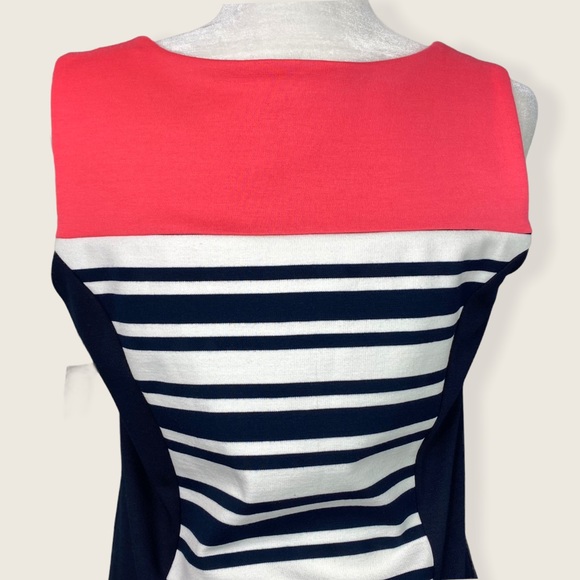 NWT Point Zero Striped Mini Navy/White Dress Small - Picture 12 of 13